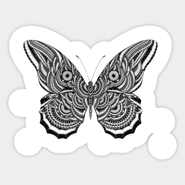 Butterfly Sticker by By_StineLee